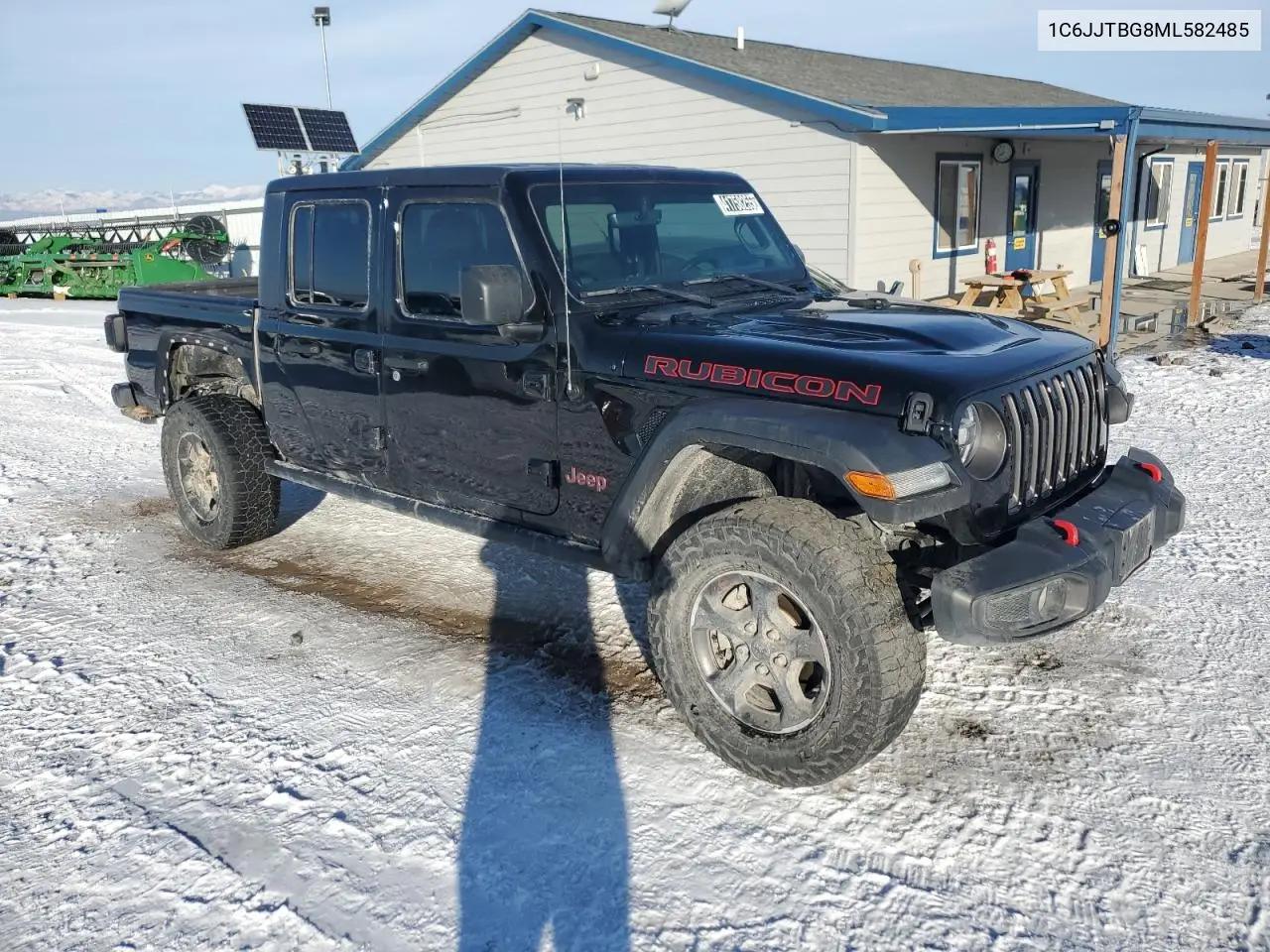 2021 Jeep Gladiator Rubicon VIN: 1C6JJTBG8ML582485 Lot: 41758255