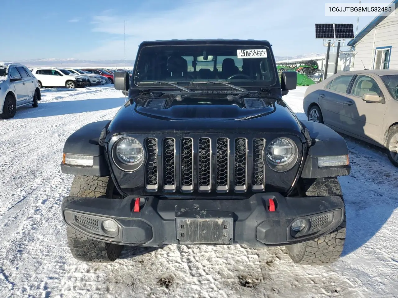 2021 Jeep Gladiator Rubicon VIN: 1C6JJTBG8ML582485 Lot: 41758255