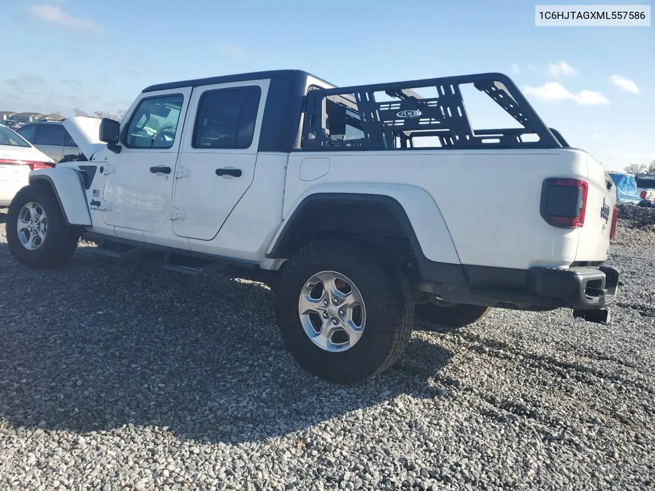 2021 Jeep Gladiator Sport VIN: 1C6HJTAGXML557586 Lot: 43510795