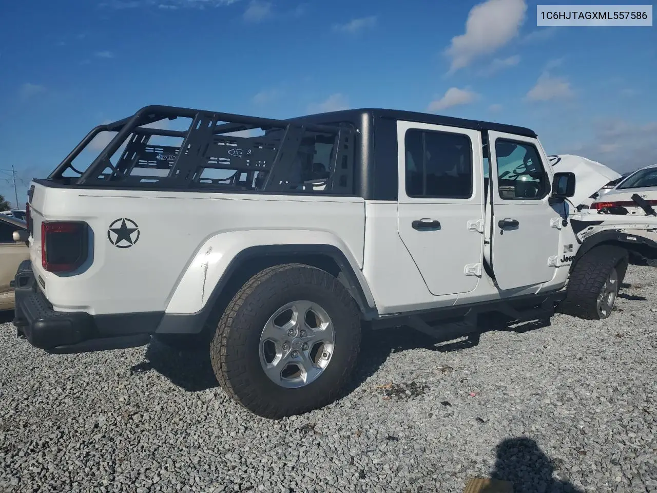 2021 Jeep Gladiator Sport VIN: 1C6HJTAGXML557586 Lot: 43510795