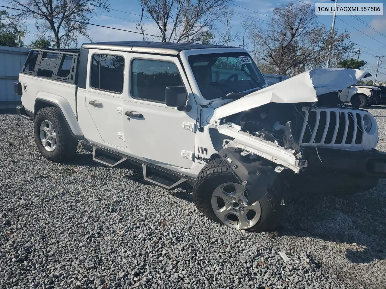 2021 Jeep Gladiator Sport VIN: 1C6HJTAGXML557586 Lot: 43510795