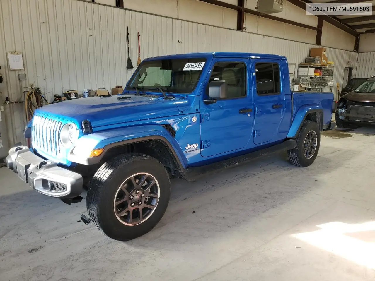2021 Jeep Gladiator Overland VIN: 1C6JJTFM7ML591503 Lot: 44553485