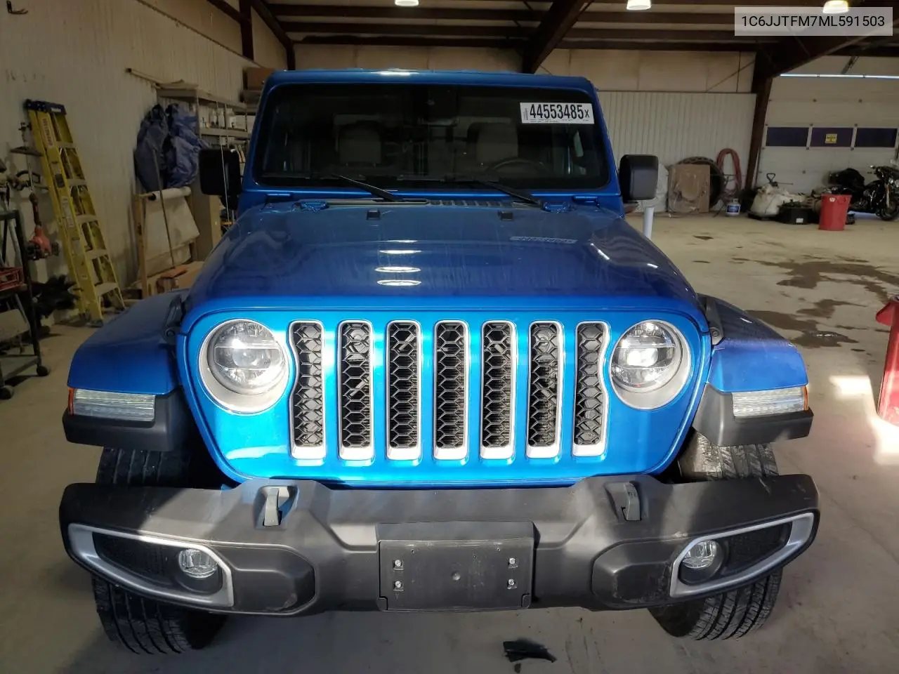 2021 Jeep Gladiator Overland VIN: 1C6JJTFM7ML591503 Lot: 44553485