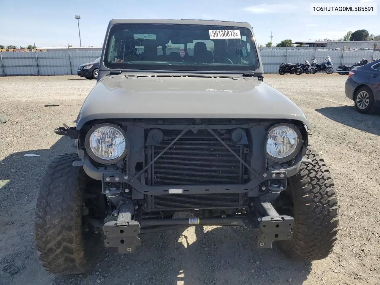 2021 Jeep Gladiator Sport VIN: 1C6HJTAG0ML585591 Lot: 56130815