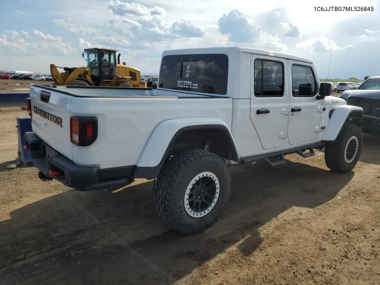 2021 Jeep Gladiator Rubicon VIN: 1C6JJTBG7ML526845 Lot: 56354185
