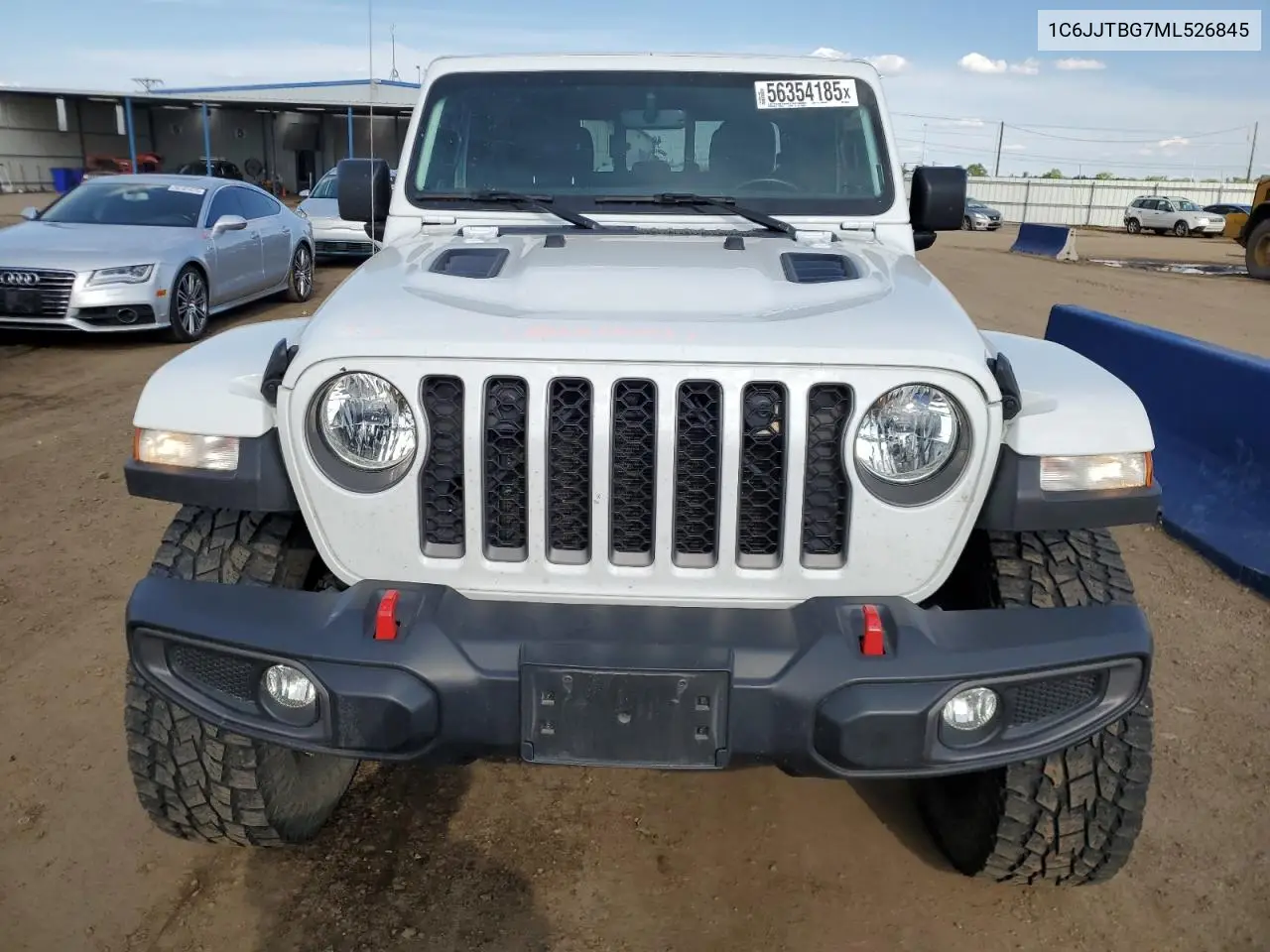 2021 Jeep Gladiator Rubicon VIN: 1C6JJTBG7ML526845 Lot: 56354185