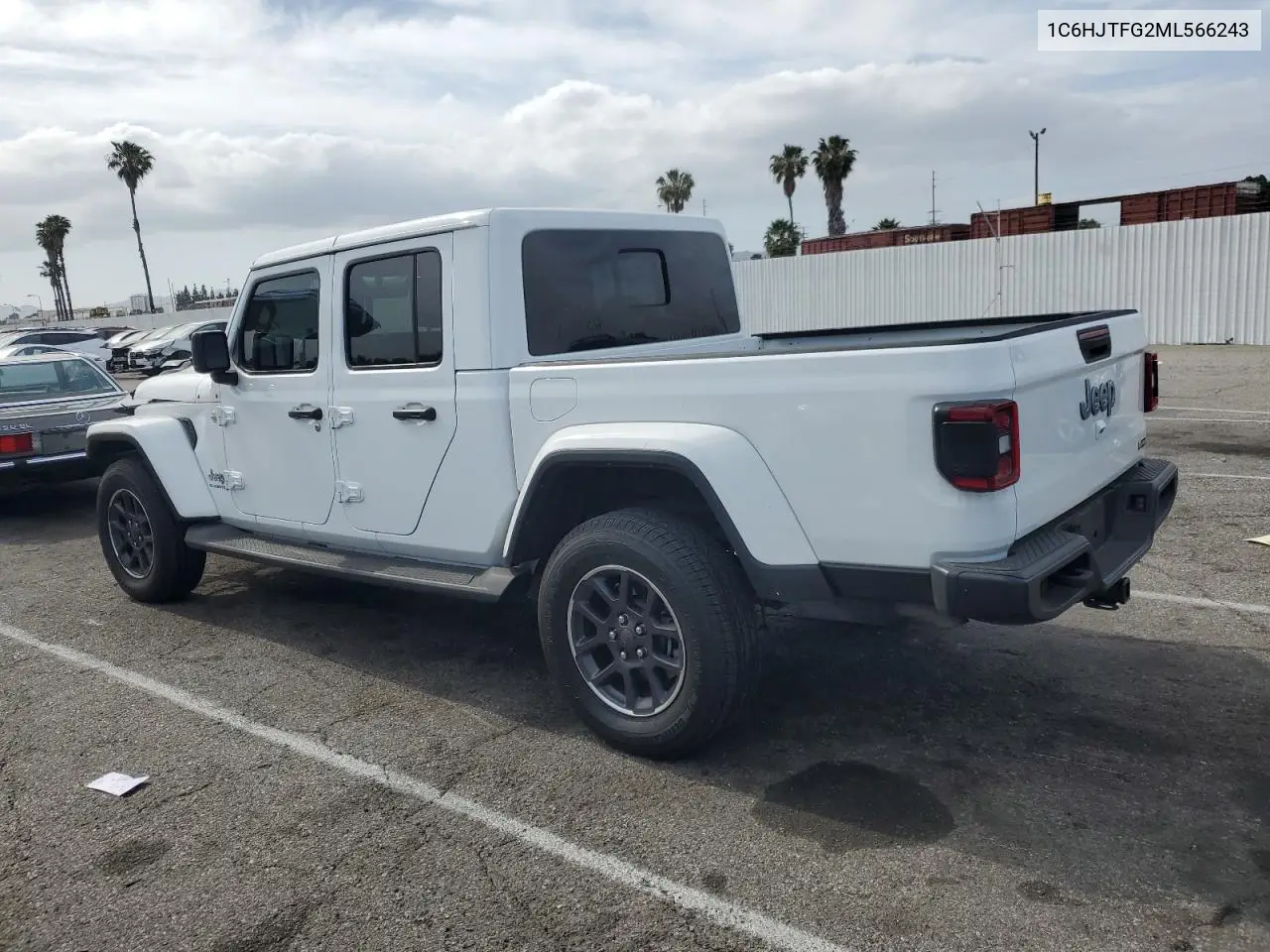 2021 Jeep Gladiator Overland VIN: 1C6HJTFG2ML566243 Lot: 56561105