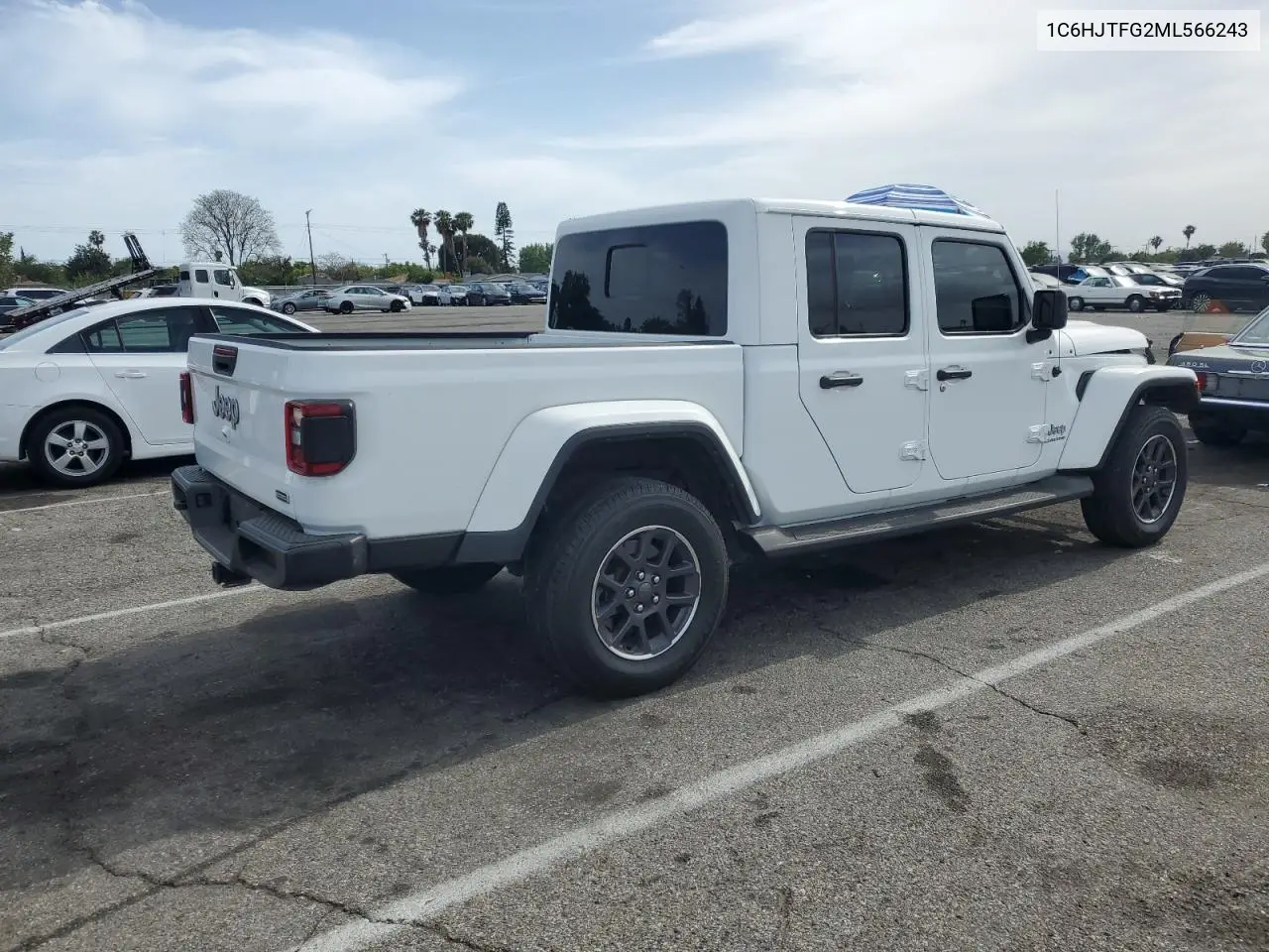 2021 Jeep Gladiator Overland VIN: 1C6HJTFG2ML566243 Lot: 56561105