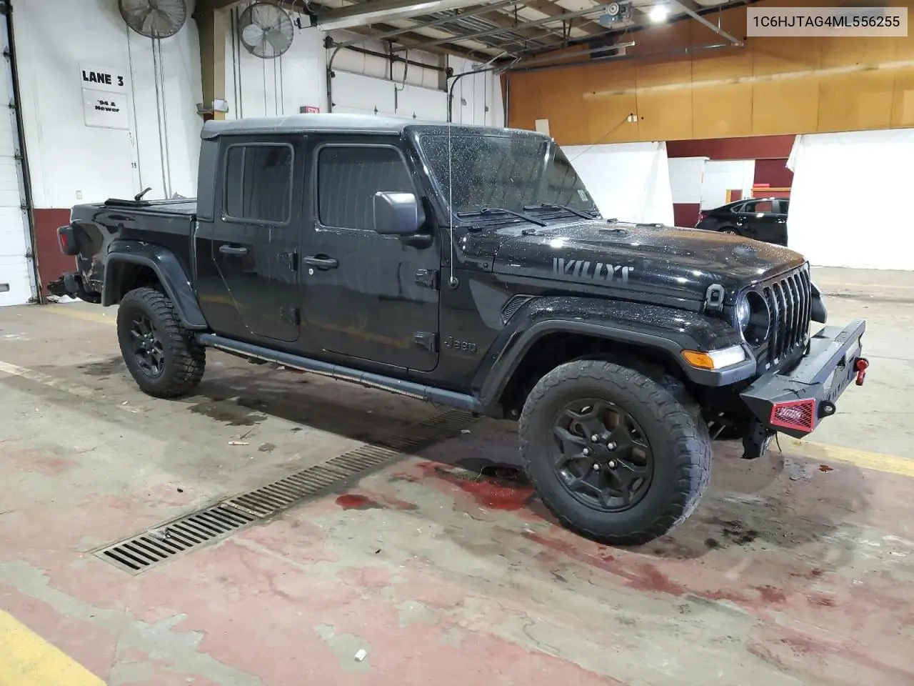 2021 Jeep Gladiator Sport VIN: 1C6HJTAG4ML556255 Lot: 57143125