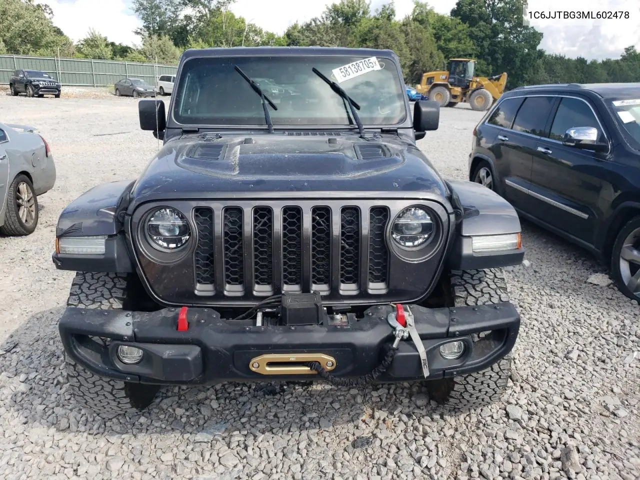 2021 Jeep Gladiator Rubicon VIN: 1C6JJTBG3ML602478 Lot: 58138705