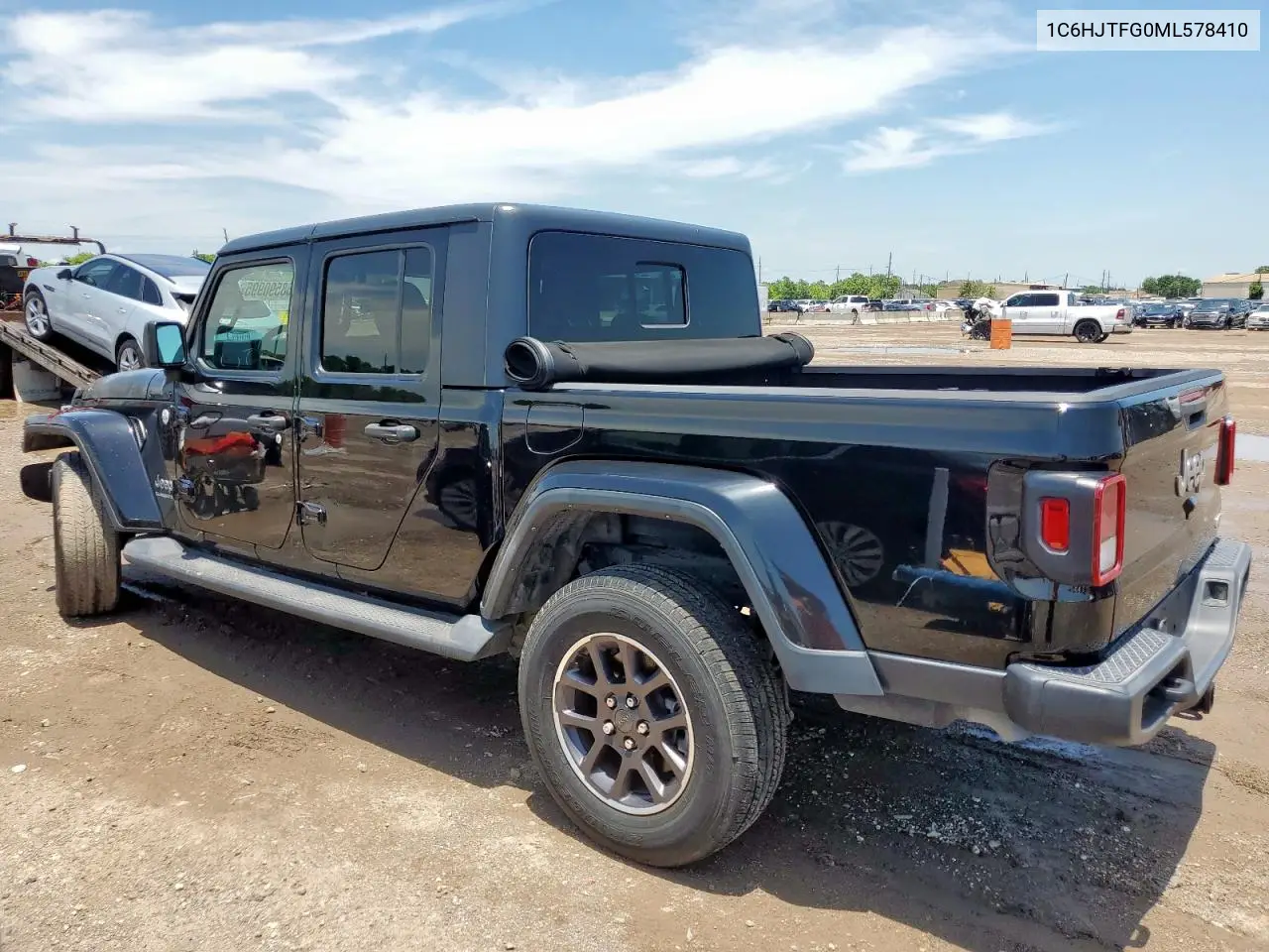 2021 Jeep Gladiator Overland VIN: 1C6HJTFG0ML578410 Lot: 58590995