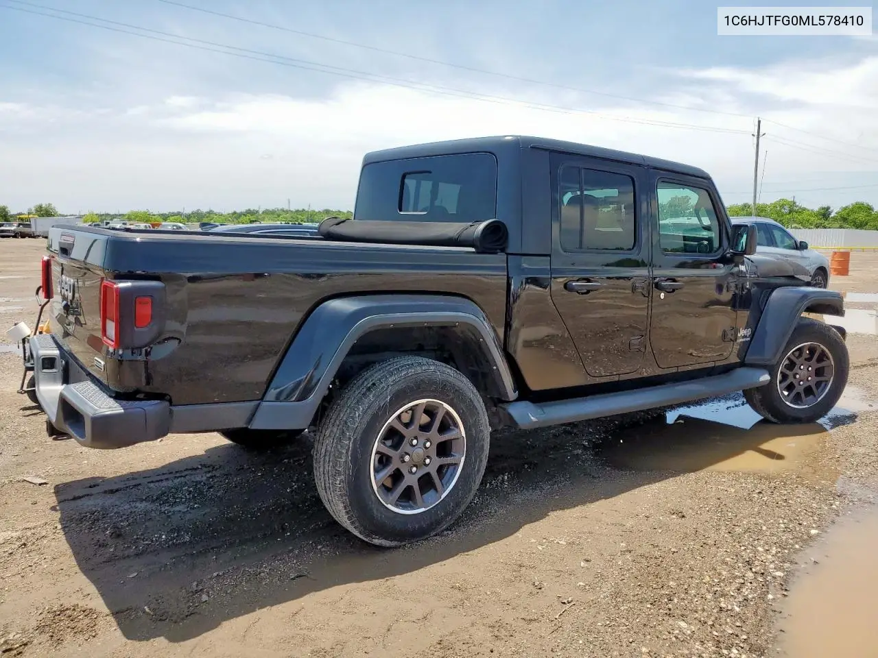 2021 Jeep Gladiator Overland VIN: 1C6HJTFG0ML578410 Lot: 58590995