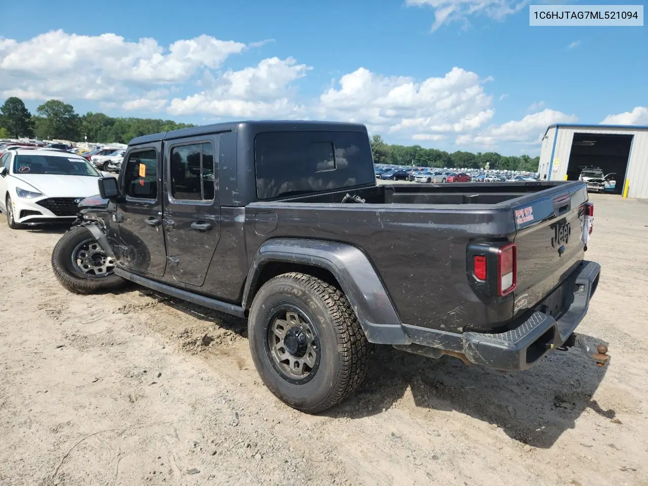 2021 Jeep Gladiator Sport VIN: 1C6HJTAG7ML521094 Lot: 61276595