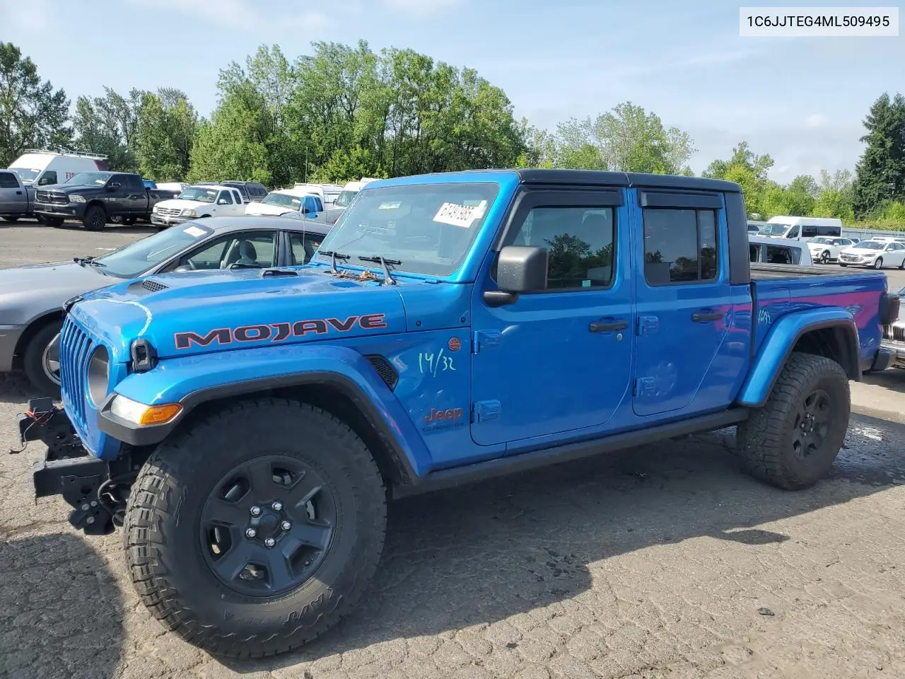 2021 Jeep Gladiator Mojave VIN: 1C6JJTEG4ML509495 Lot: 61497985