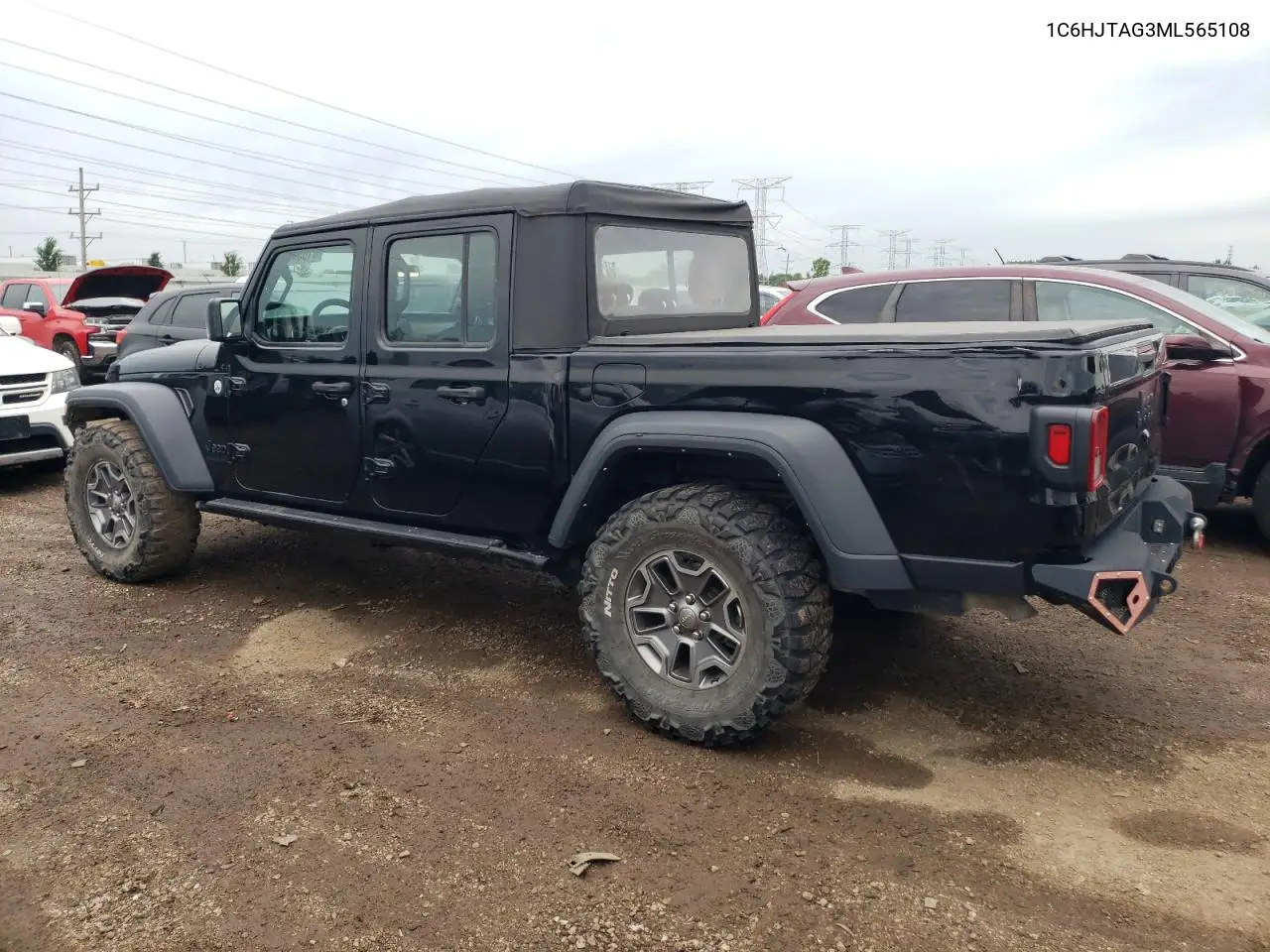2021 Jeep Gladiator Sport VIN: 1C6HJTAG3ML565108 Lot: 61651975