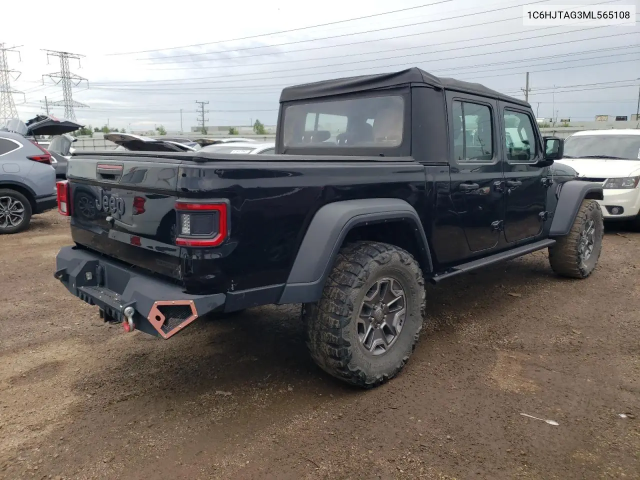 2021 Jeep Gladiator Sport VIN: 1C6HJTAG3ML565108 Lot: 61651975