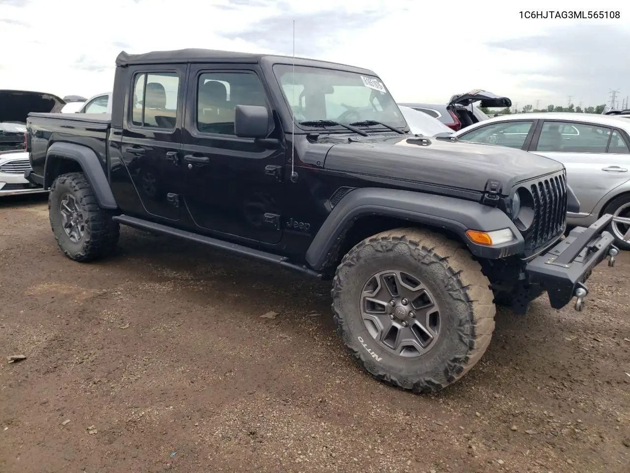 2021 Jeep Gladiator Sport VIN: 1C6HJTAG3ML565108 Lot: 61651975