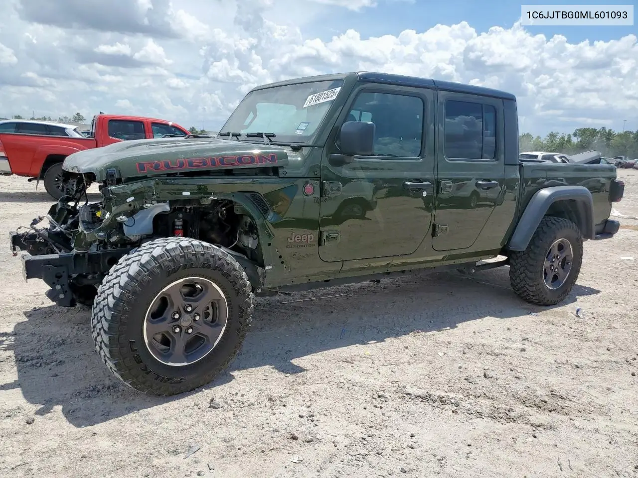 2021 Jeep Gladiator Rubicon VIN: 1C6JJTBG0ML601093 Lot: 61801525