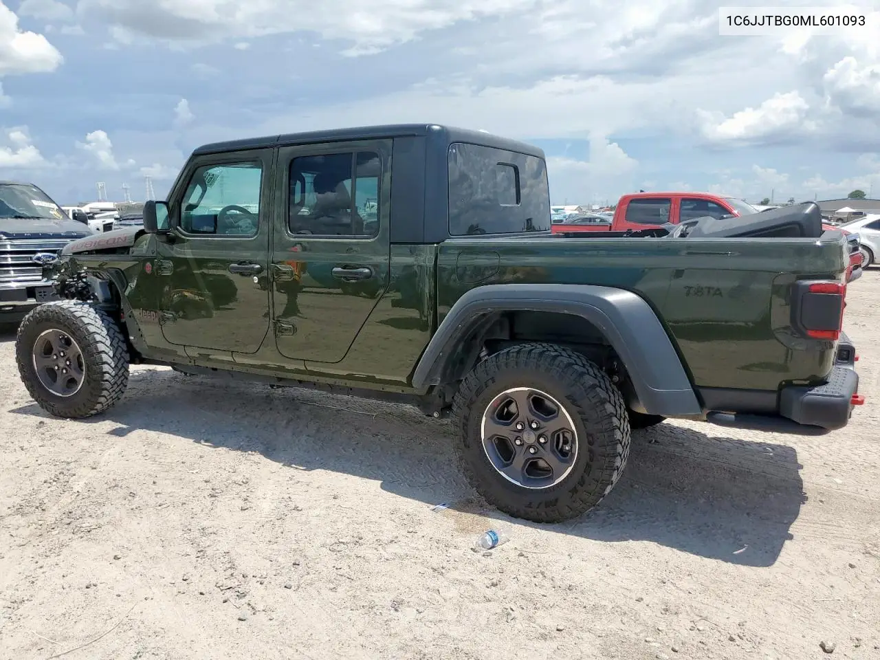 2021 Jeep Gladiator Rubicon VIN: 1C6JJTBG0ML601093 Lot: 61801525