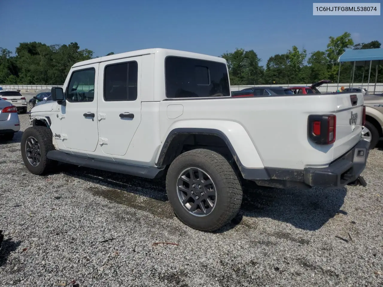 2021 Jeep Gladiator Overland VIN: 1C6HJTFG8ML538074 Lot: 61912995