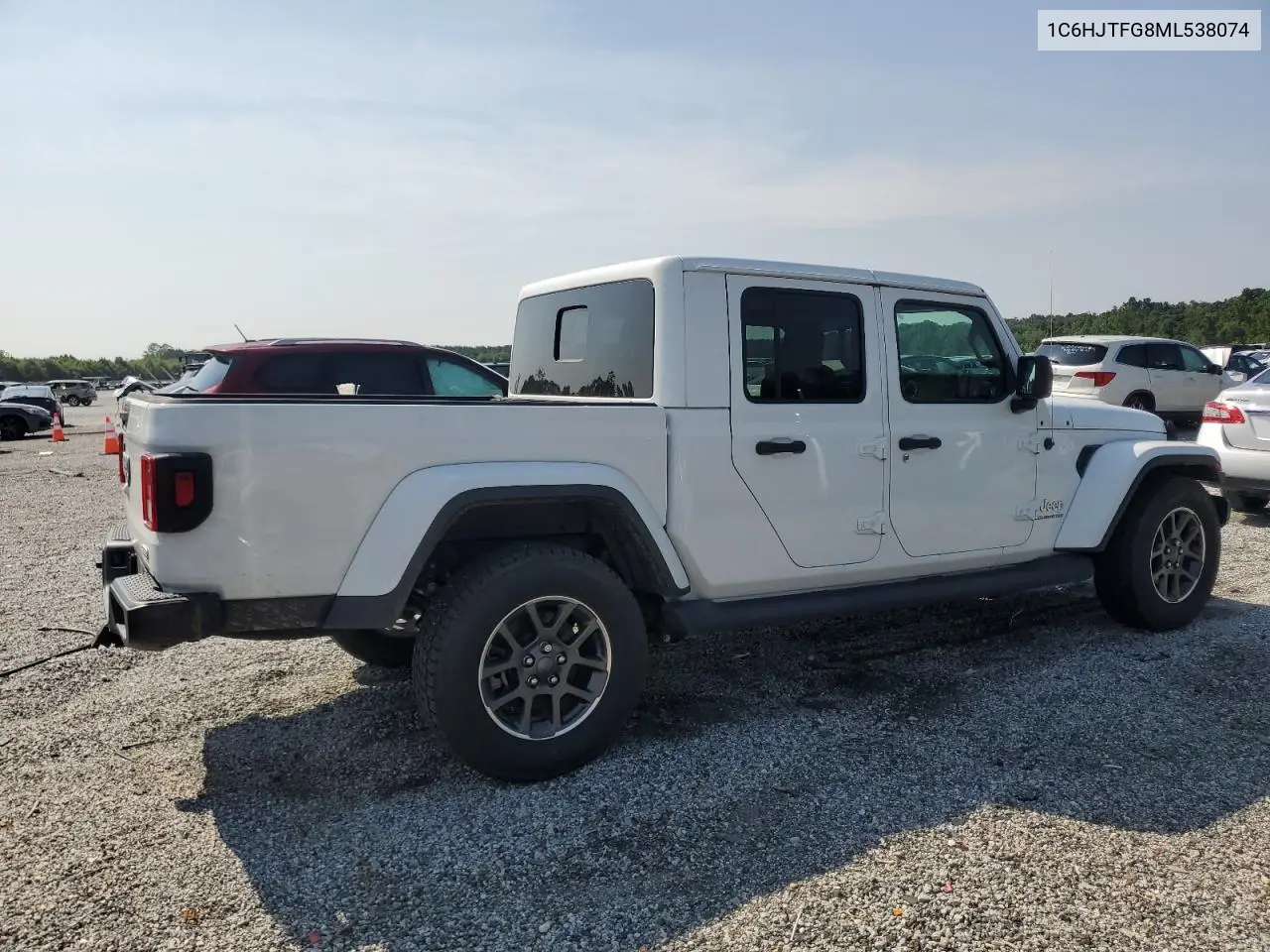 2021 Jeep Gladiator Overland VIN: 1C6HJTFG8ML538074 Lot: 61912995