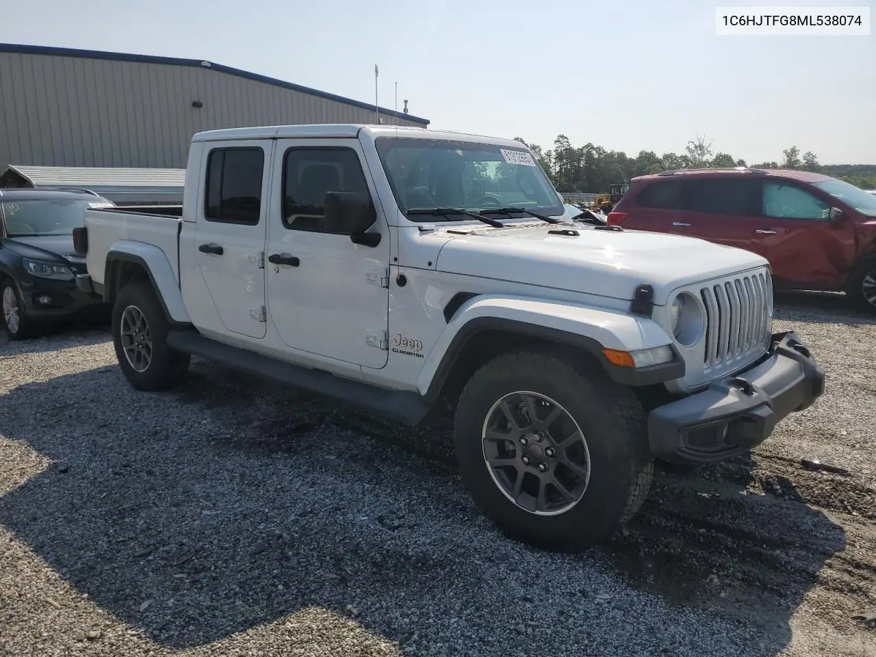 2021 Jeep Gladiator Overland VIN: 1C6HJTFG8ML538074 Lot: 61912995