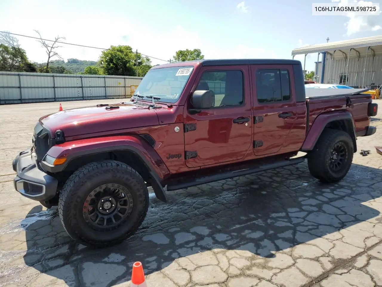 2021 Jeep Gladiator Sport VIN: 1C6HJTAG5ML598725 Lot: 61992795