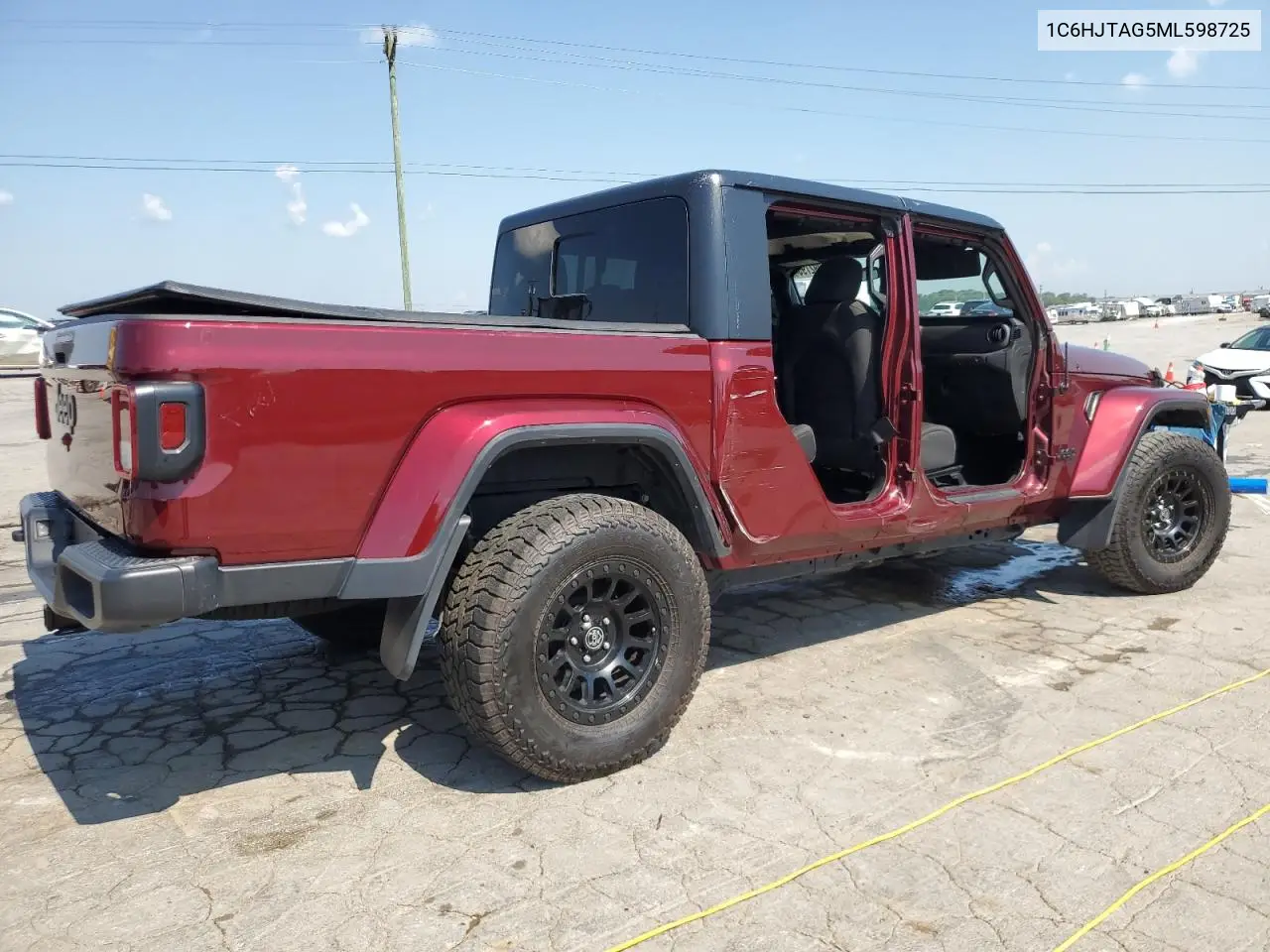 2021 Jeep Gladiator Sport VIN: 1C6HJTAG5ML598725 Lot: 61992795