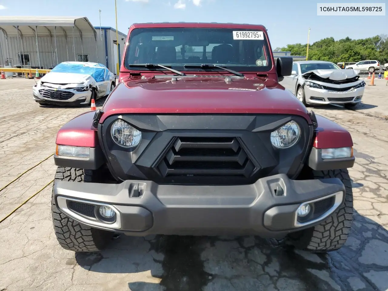 2021 Jeep Gladiator Sport VIN: 1C6HJTAG5ML598725 Lot: 61992795