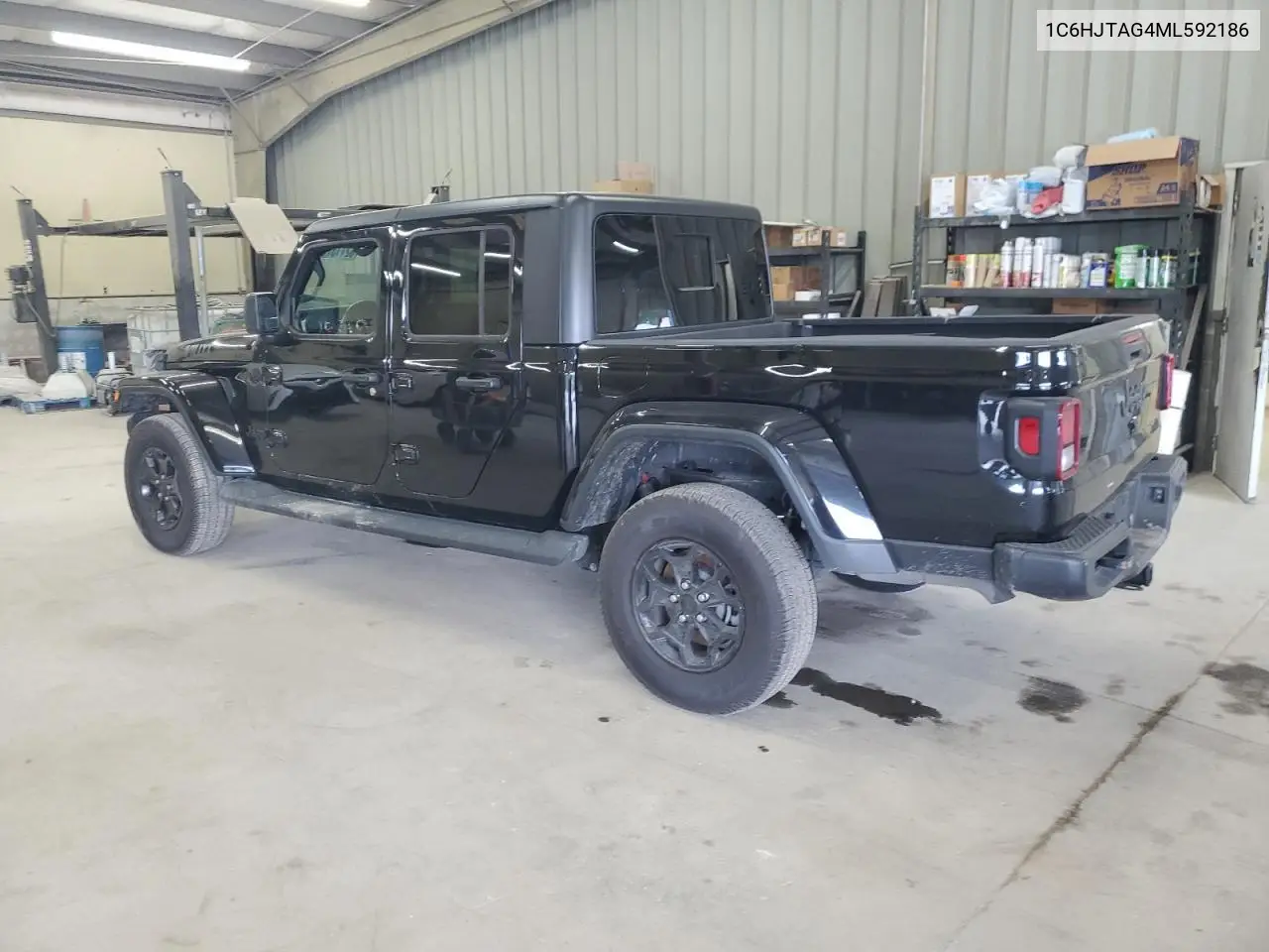 2021 Jeep Gladiator Sport VIN: 1C6HJTAG4ML592186 Lot: 62113705