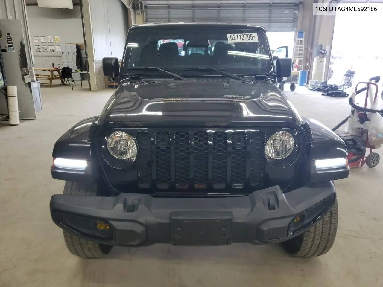 2021 Jeep Gladiator Sport VIN: 1C6HJTAG4ML592186 Lot: 62113705