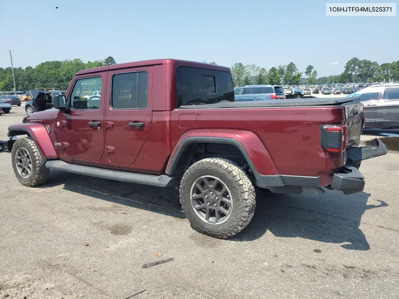 2021 Jeep Gladiator Overland VIN: 1C6HJTFG4ML525371 Lot: 62309525