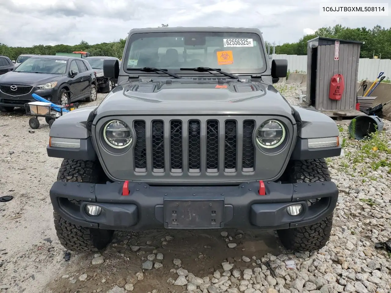 2021 Jeep Gladiator Rubicon VIN: 1C6JJTBGXML508114 Lot: 62556325
