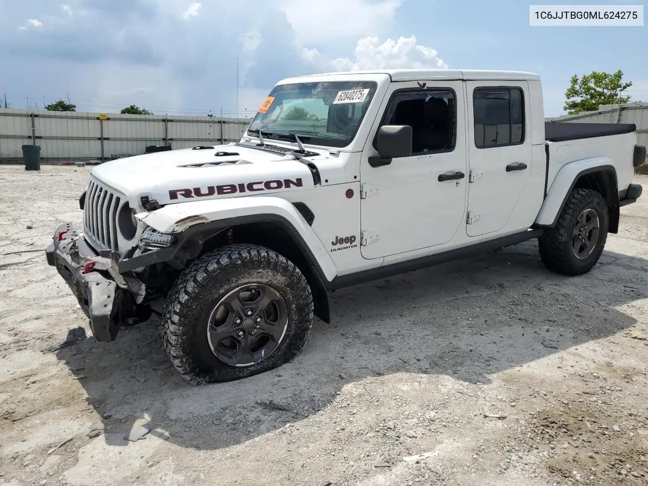 2021 Jeep Gladiator Rubicon VIN: 1C6JJTBG0ML624275 Lot: 62840275
