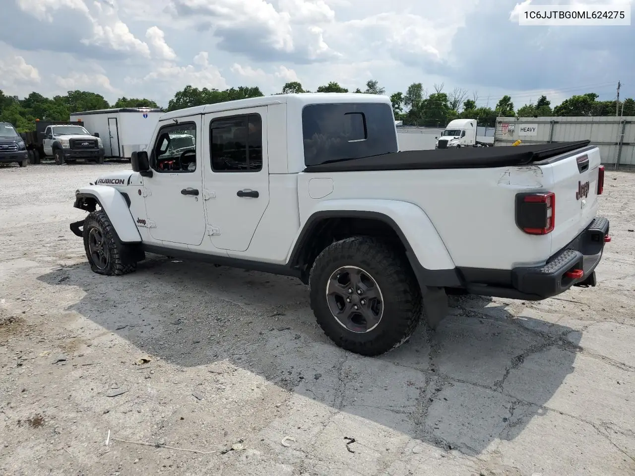 2021 Jeep Gladiator Rubicon VIN: 1C6JJTBG0ML624275 Lot: 62840275