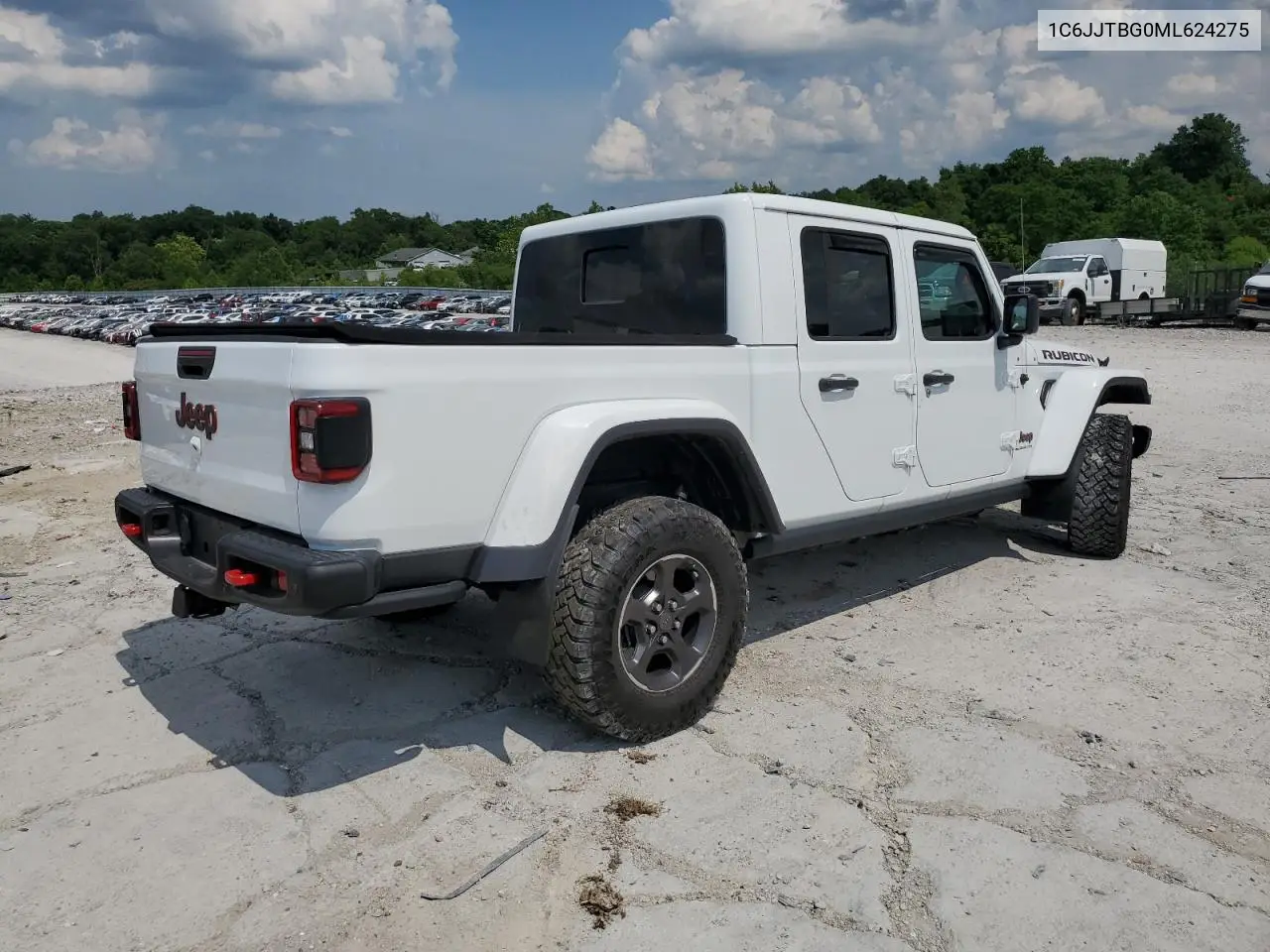 2021 Jeep Gladiator Rubicon VIN: 1C6JJTBG0ML624275 Lot: 62840275