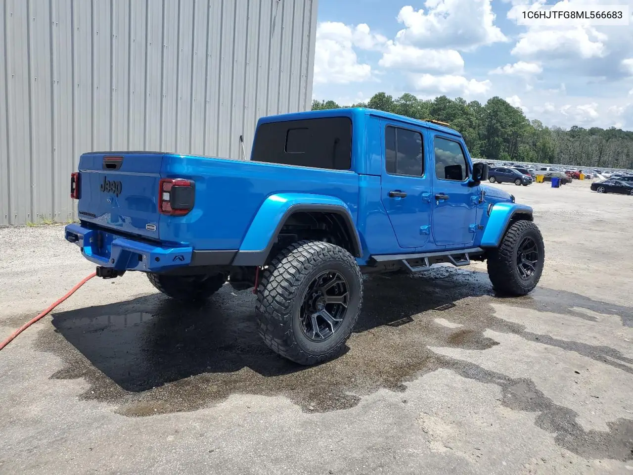 2021 Jeep Gladiator Overland VIN: 1C6HJTFG8ML566683 Lot: 63577685