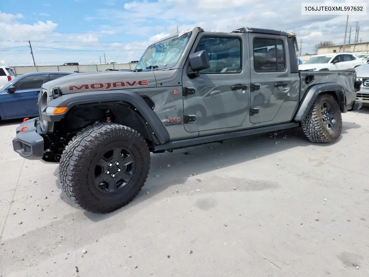 2021 Jeep Gladiator Mojave VIN: 1C6JJTEGXML597632 Lot: 63629965