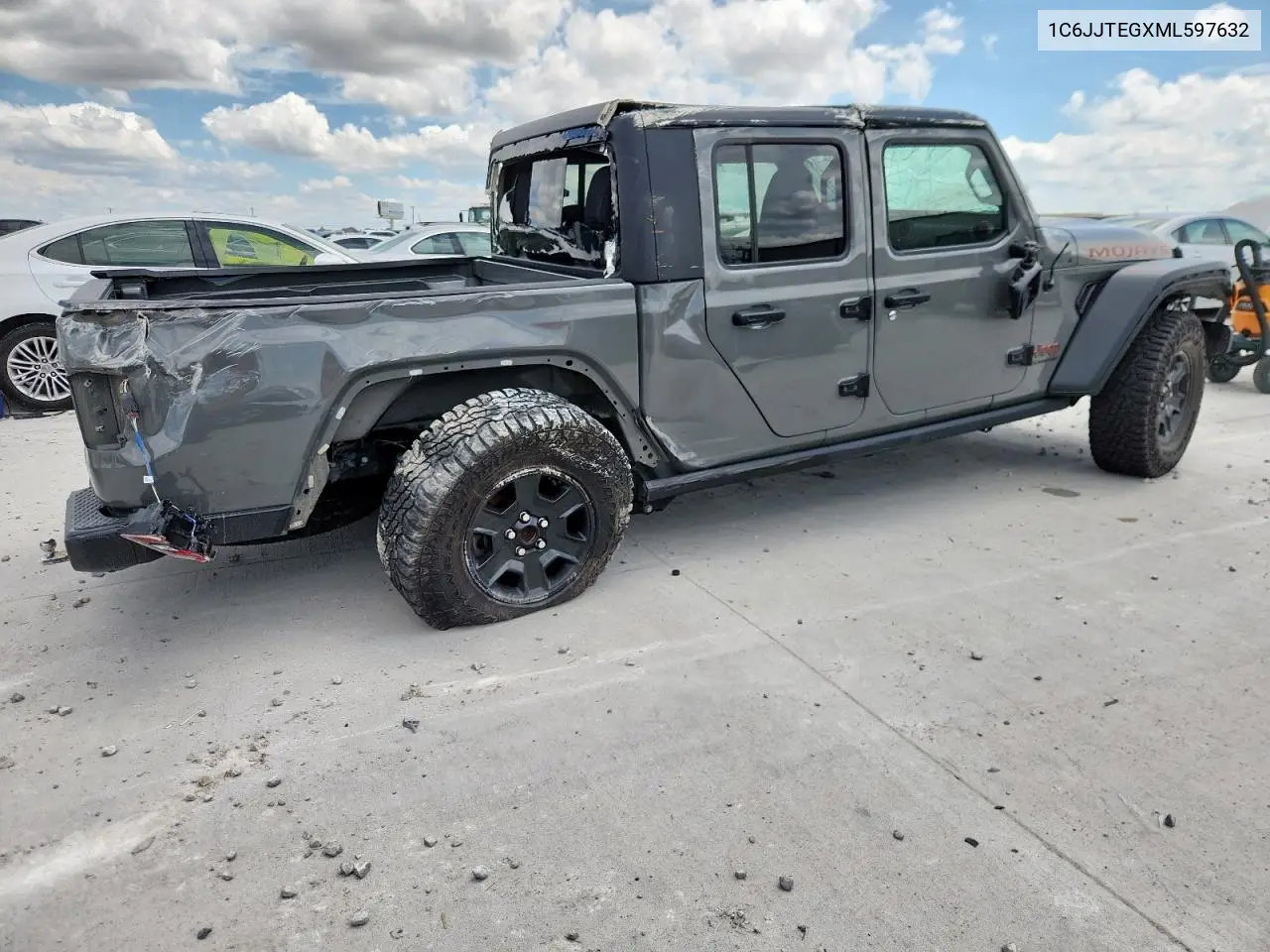 2021 Jeep Gladiator Mojave VIN: 1C6JJTEGXML597632 Lot: 63629965