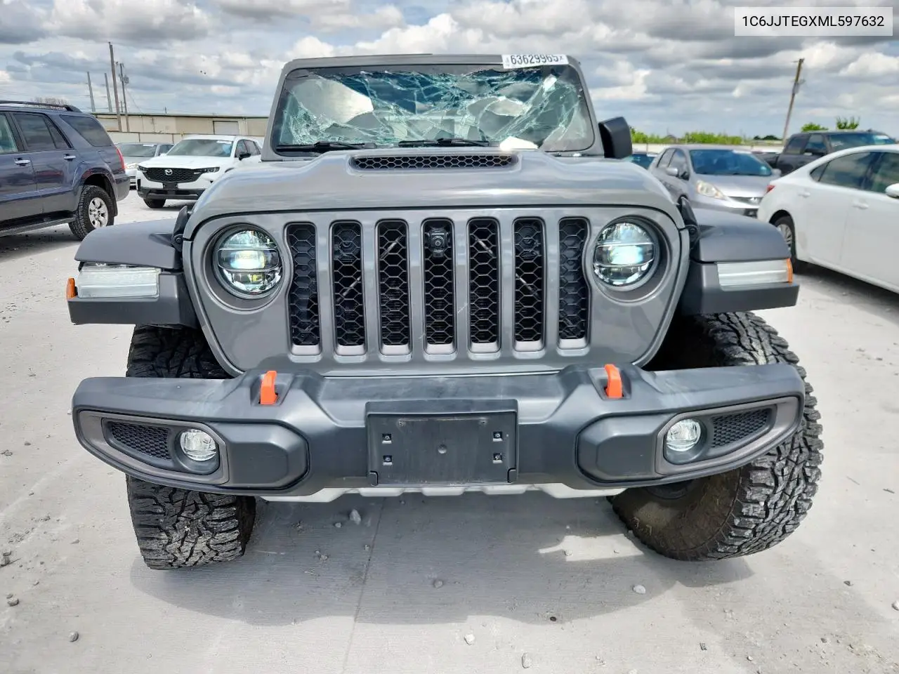 2021 Jeep Gladiator Mojave VIN: 1C6JJTEGXML597632 Lot: 63629965