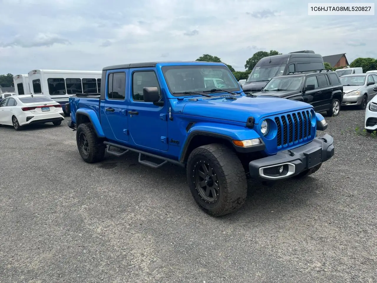 2021 Jeep Gladiator Sport VIN: 1C6HJTAG8ML520827 Lot: 63643585