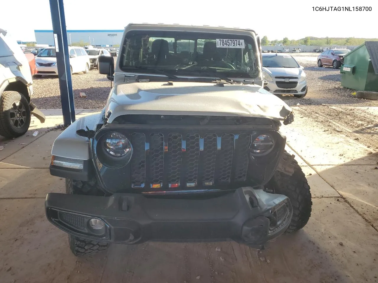 2022 Jeep Gladiator Sport VIN: 1C6HJTAG1NL158700 Lot: 42045605