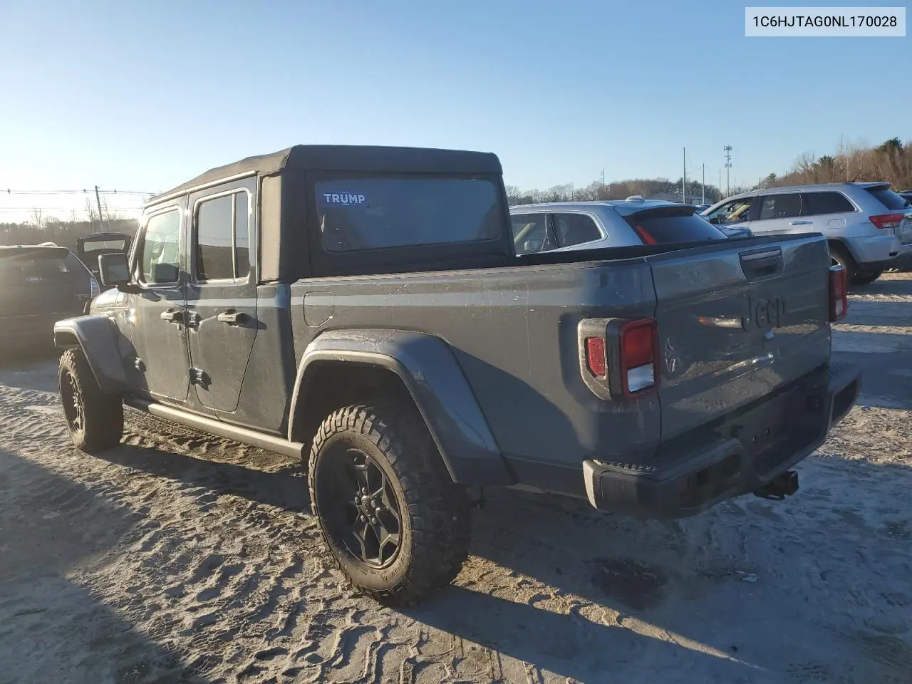 2022 Jeep Gladiator Sport VIN: 1C6HJTAG0NL170028 Lot: 43314065