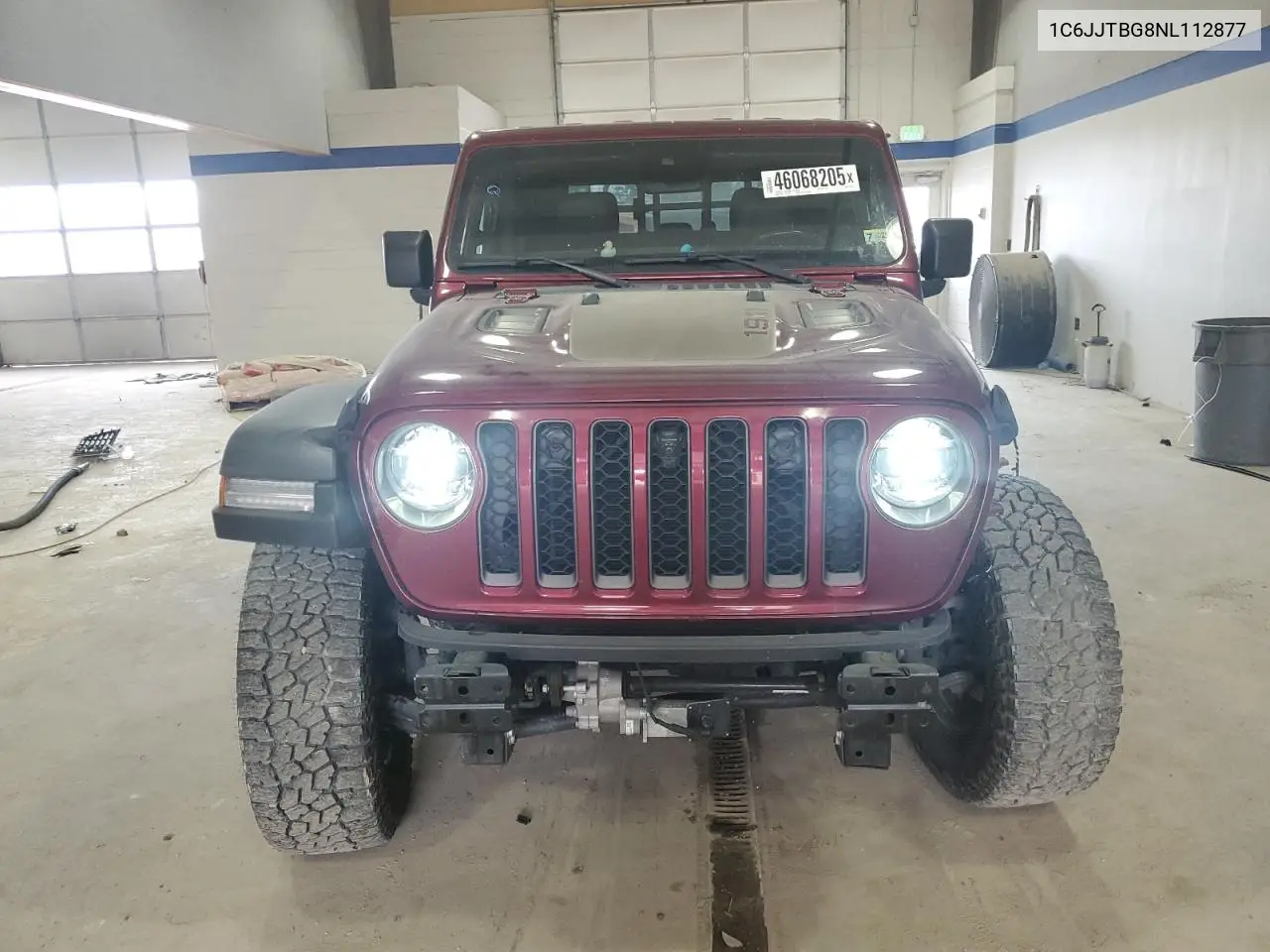 2022 Jeep Gladiator Rubicon VIN: 1C6JJTBG8NL112877 Lot: 46068205