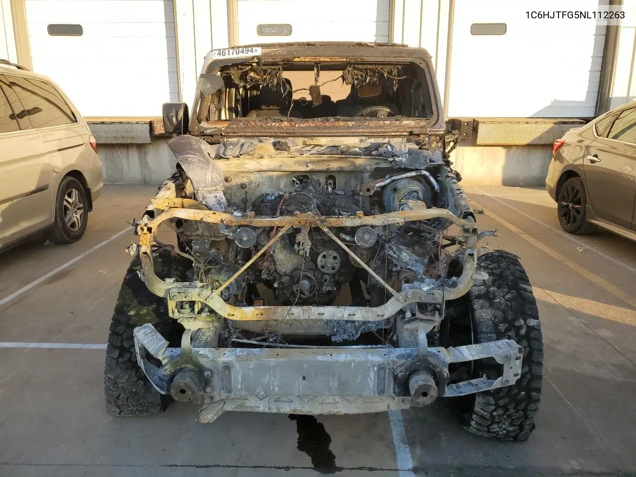 2022 Jeep Gladiator Overland VIN: 1C6HJTFG5NL112263 Lot: 46170494