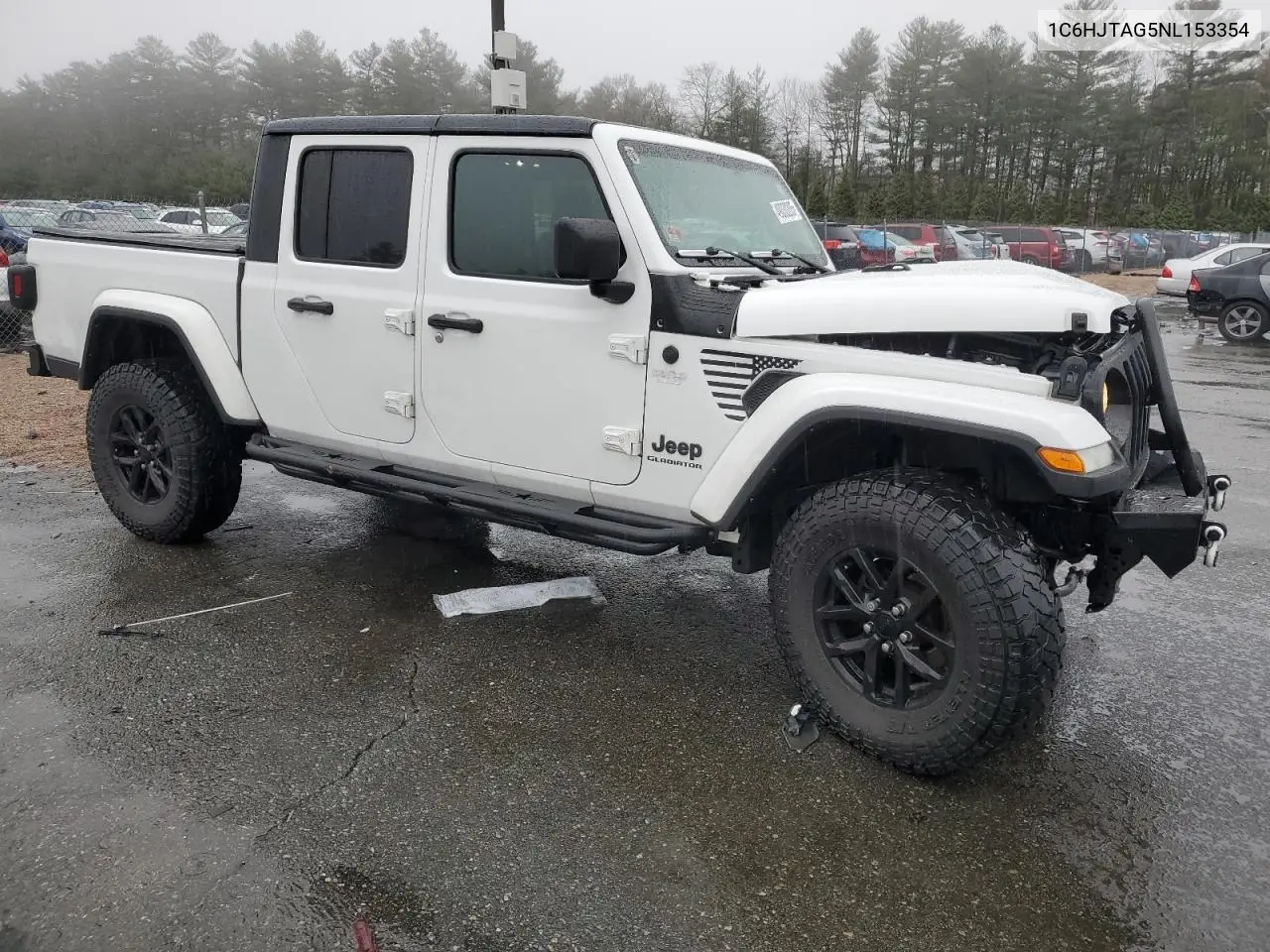 2022 Jeep Gladiator Sport VIN: 1C6HJTAG5NL153354 Lot: 49030205