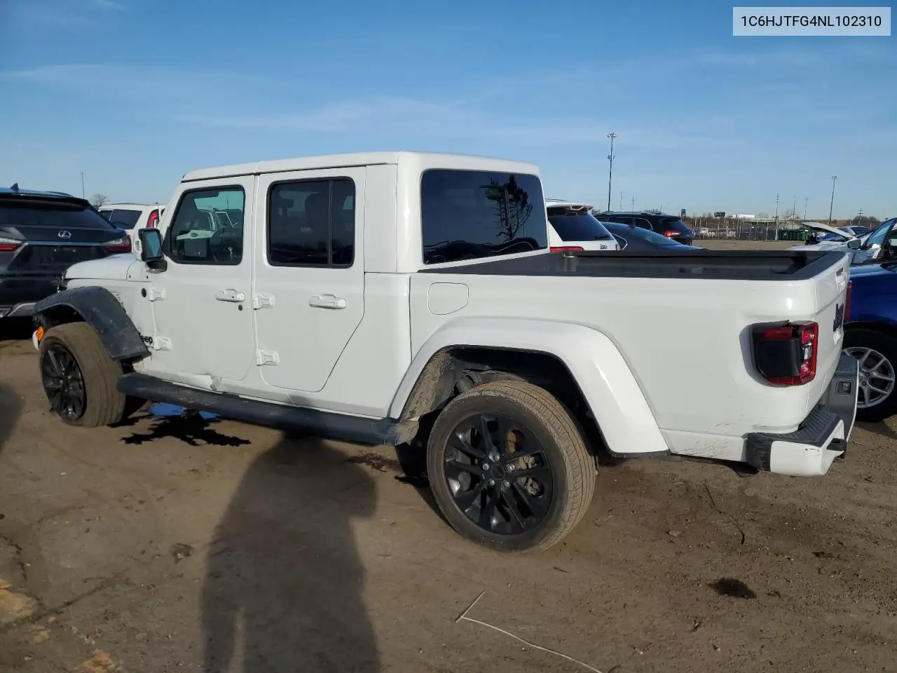 2022 Jeep Gladiator Overland VIN: 1C6HJTFG4NL102310 Lot: 51290175