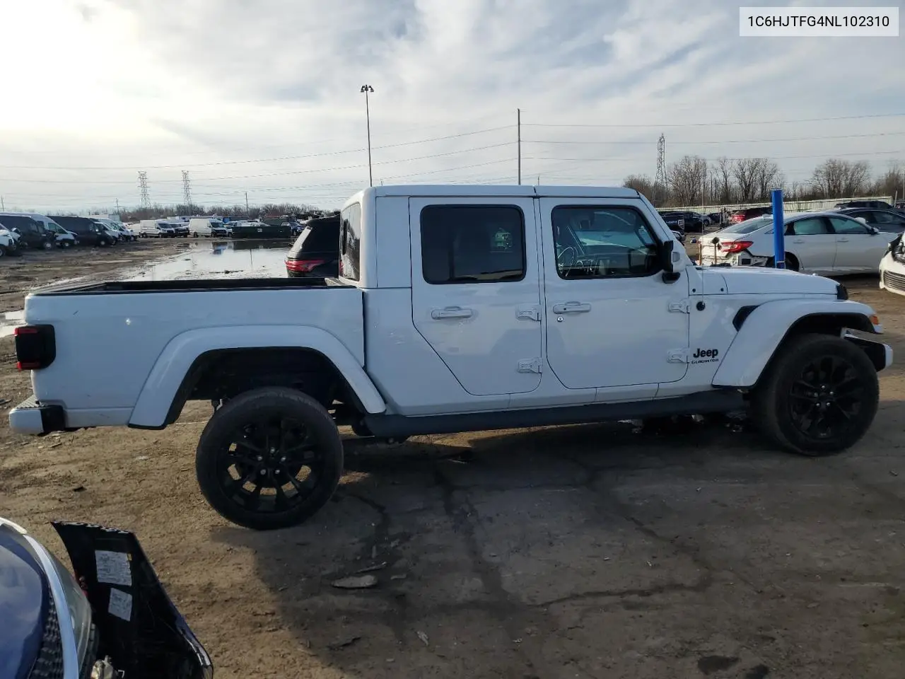2022 Jeep Gladiator Overland VIN: 1C6HJTFG4NL102310 Lot: 51290175
