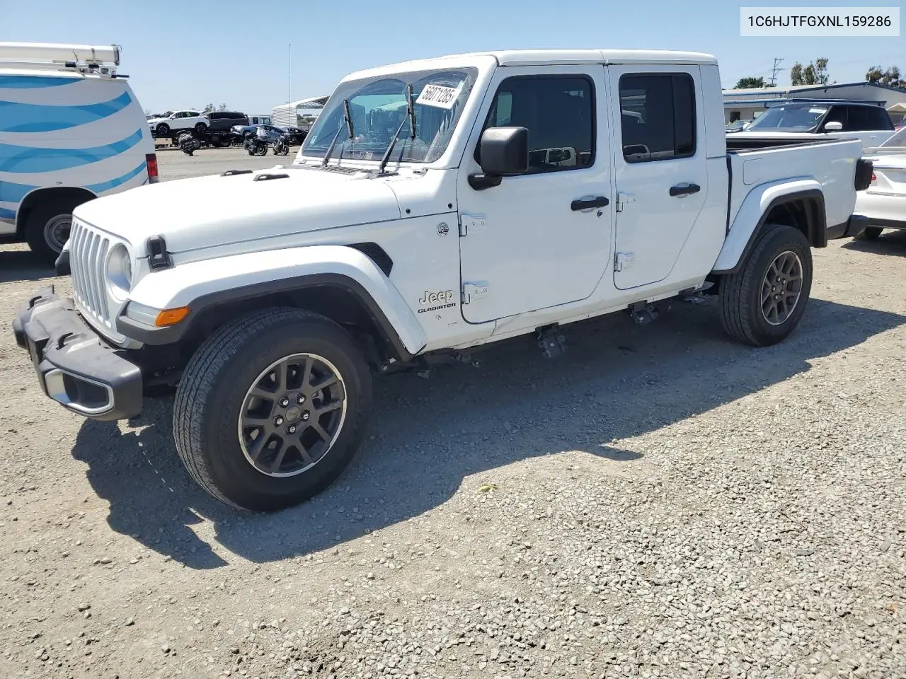 2022 Jeep Gladiator Overland VIN: 1C6HJTFGXNL159286 Lot: 56071285