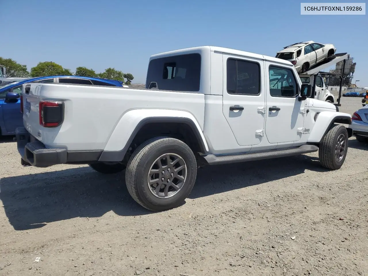 2022 Jeep Gladiator Overland VIN: 1C6HJTFGXNL159286 Lot: 56071285